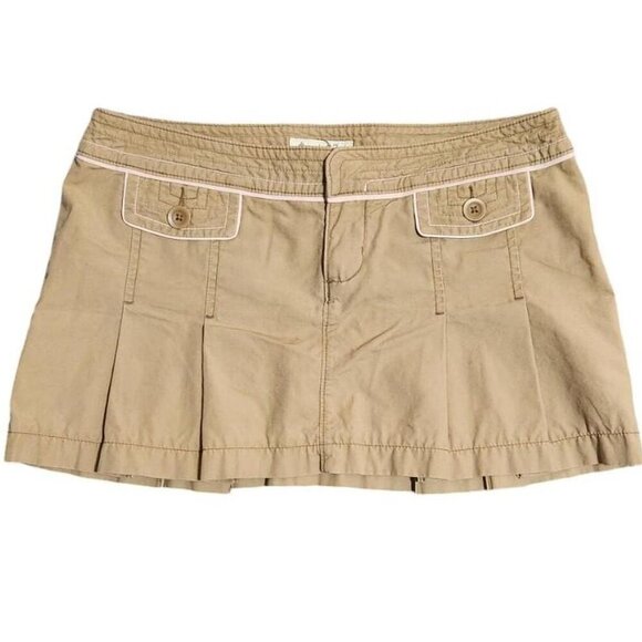 Abercrombie & Fitch Dresses & Skirts - Abercrombie vintage khaki/pink pleated skirt